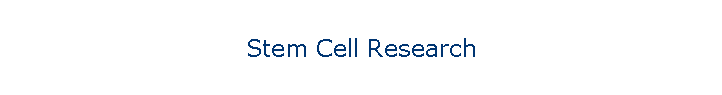 Stem Cell Research